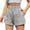 Black, variant on Stylish Women's Vertical Stripe High Waist Wide Leg Beach Shorts for Summer - Comfortable, Lightweight, Versatile for Beach