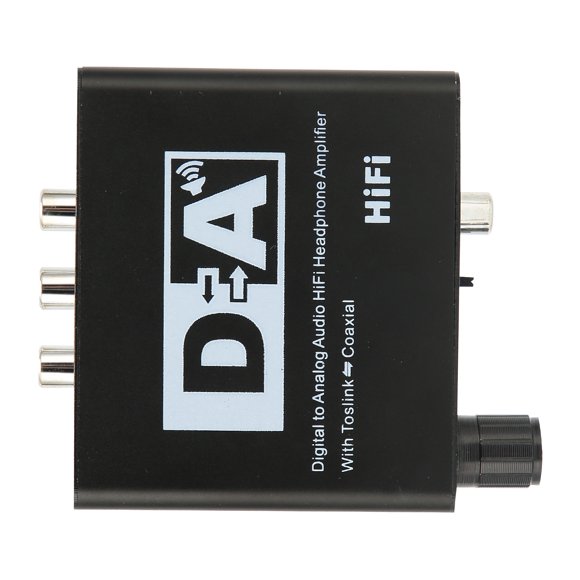 Peahefy Digital To Analog Converter,Digital To Analog Converter HD AC Digital To Analog L/R Converter With Volume Control For HDTV,Digital To Analog Video Converter