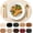 Beige, variant on Placemats, Oval Placemats 2mm Ultra Thick Faux Leather Table Mats, Heat Resistant Waterproof Wipeable Dining Mats for Kitchen Table, Set of 8, Beige