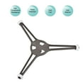 thumbnail image 5 of Uxcell Microwave Oven Glass Turntable Support Holder Triangle Roller Bracket Brown 4 Pcs, 5 of 6