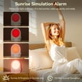 thumbnail image 3 of Máquina de sonido Sunrise Alarm Clock Vivilumens con luz nocturna, 3 of 9