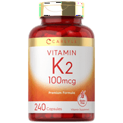 Vitamin K2 100 mcg | K2 MK-4 | 240 Capsules | By Carlyle