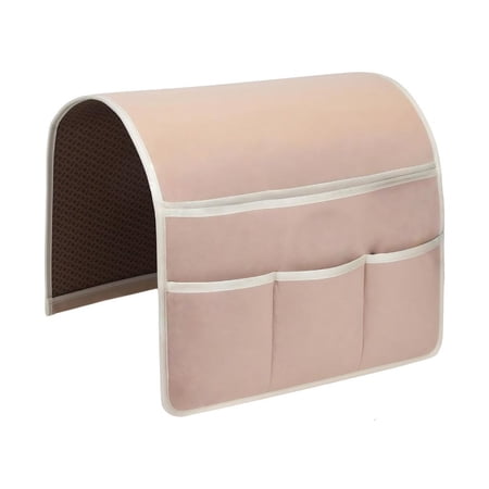 Multifunctional Sofa Armrest Organiser Couch Armchair Remote Stand with 4 Pocket For Magazines Tablet Phone Snacks