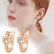 thumbnail image 2 of Corazón de moda y pendientes para chicas adolescentes Minimalista Piercing Studs Pendientes de moda, 2 of 5
