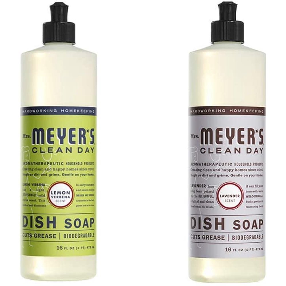 Mrs. Meyers Clean Day Liquid Dish Soap, 1 Pack Lemon