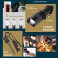 thumbnail image 5 of ABPIR Kits de supervivencia, regalos para Navidad, hombres, papá, marido, él, equipo de supervivencia 13 en 1 y herramientas tácticas para acampar, senderismo, caza, aventuras al aire libre, idea geni, 5 of 5