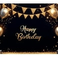 thumbnail image 4 of Colorful Fireworks Happy Birthday Banner Decorative Flags Balloon Design Celebration Background for Birthday Party Kids Celebration Indoor Decoration, 4 of 8
