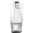 thumbnail image 2 of Pleaser Women's Sky-302 Platform Slide Clear/Clear, 2 of 7