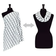 Itzy Ritzy Nursing Happens™ Infinity Breastfeeding Scarf, Chevron