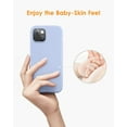 thumbnail image 5 of DTTO iPhone 13 Case, Shockproof Silicone [Enhanced Camera and Screen Protection] , Light Blue, 5 of 7