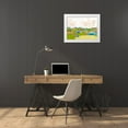 thumbnail image 3 of Goldberger, Jennifer 14x12 White Modern Wood Framed Museum Art Print Titled - Field Day I, 3 of 4