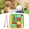 thumbnail image 2 of Fidget Blanket Sensory Pad for Patients Elderly Anxiety Relief, Memory Loss Dementia Alzheimers Sensory Toys with Activities Educational Autistic Therapy Aid Mat for Memory Loss, 2 of 9