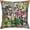Pillowcover-5, variant on Square Throw Pillow Covers Red Ladybugs Water Droplets Design Pillow Cases Decorative for Home Bedroom Sofa Pillowcases Standard Size 18X18 Inch