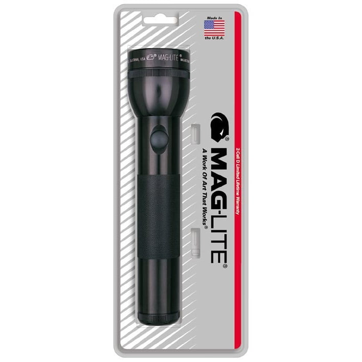 Mag S2D016 Black 2 D Cell Maglite Flashlight by MAG INSTRUMENT INC