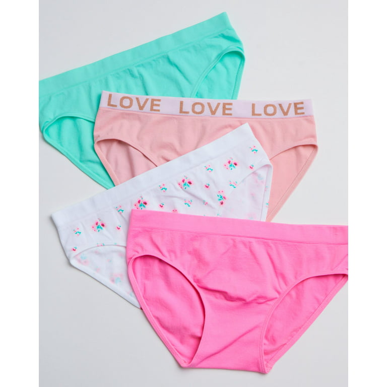 Sweet & Sassy Girls Underwear Panties, Size 3T, Beach, 10 Pack