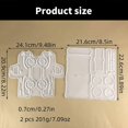 thumbnail image 3 of 2Pieces Silicone Eggs Holder Mold Reusable Silicone Mold Kitchen Eggs Storage Molds for Fridge and Kitchen Craft Making, 3 of 4