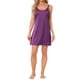 thumbnail image 2 of INSPIRAR CHIC Vestidos de Noche de Satén para Mujeres, Chemise, Vestido Deslizante, Vestido de Noche de Seda, Morado, 2 of 6