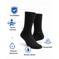 thumbnail image 4 of Fruit of the Loom Calcetin para Niño, Talla Chica, Color Negro, 12 Pares, 4 of 7