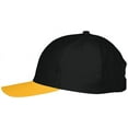 thumbnail image 3 of Augusta 6251 Rally Cotton Twill Cap - Black Gold, 3 of 6