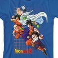 thumbnail image 2 of Dragon Ball Z Saiyan Group Youth Boy's Royal Blue T-Shirt-XL, 2 of 3