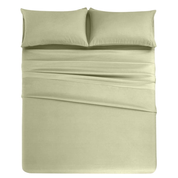 TIELUTT Soft and Comfortable Four Piece Bedding Set for Cozy Bedroom Durable Synthetic Fiber Material Easy Care and Stylish Fitted Sheets with Pillowcase Soft Sheets Set Sheet Set Linen Patterned She
