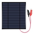 thumbnail image 1 of Mistaha 2.5W 5V Polycrystalline Silicon Solar Panel with Alligator Clips Solar Cell for DIY Power Charger, 1 of 8