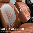 thumbnail image 6 of Coverado Front Car Seat Covers, Premium Leather Seat Protectors, Sleek Design Universal Fit for Most Cars, Brown, 6 of 6