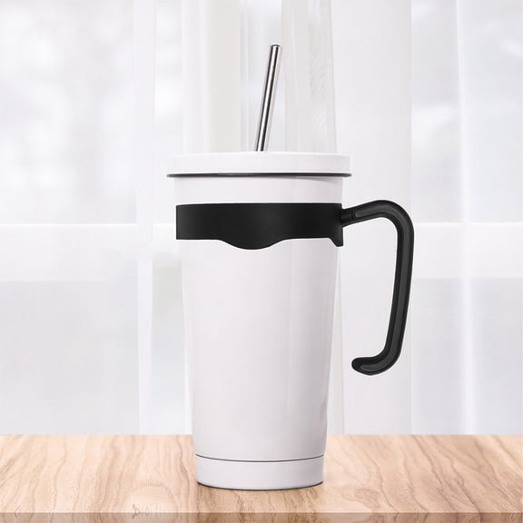 2-Pack Black Plastic Replacement Handles for 20oz Tumblers, Comfortable Grip Cup Accessories
