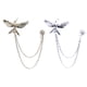thumbnail image 1 of 2 Unidades Flying Eagle Broches Pasadores De Solapa Cadena Para Mujeres Hombres Camisas Cuello De Cadena Pin Insignia Para Suéter Decoración Yuyangstore Broche de águila para hombre, 1 of 8