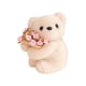 thumbnail image 2 of Juguetes de piscina, juguetes para bebés, juguetes para niños pequeños. Oso de peluche con forma de rosa y flor abrazando. Mesa combinada con llavero de flor pequeña tejida y oso pequeño. Bolsa colgan, 2 of 6