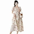 thumbnail image 5 of Robe Midi Vintage Style Français avec Nœud en Grande Taille, 5 of 5