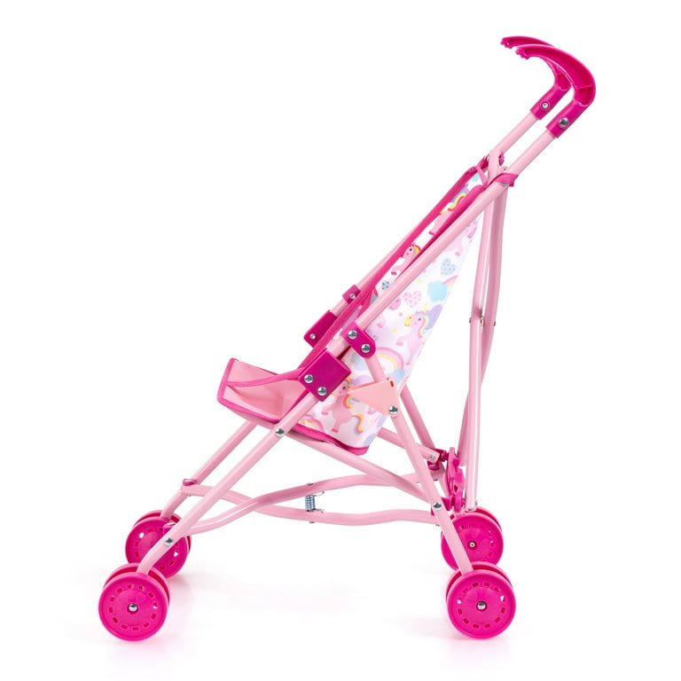 Buggy Umbrella Stroller Doll Set in Pink Unicorn