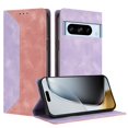 thumbnail image 2 of Phone Case for Google Pixel 8 Pro FOXDOCK Premium Leather,Creative Dual-Color Cover with Card Slot,Shockproof, 2 of 7