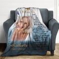 thumbnail image 4 of Custom Memorial Blanket for Loss of Loved One - A Letter from Heanven Sympathy Blanket Loss of Dad Mom Husband Wife Friend in Loving Memory Blanket Personalized A Blankets, 4 of 5