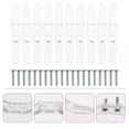 thumbnail image 3 of 10 Pcs Blind Cord Cleat Control Rope Parts Small Cleats for Window Shades Artificial, 3 of 5