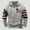 Grey, variant on yardsong Men's Oversized Western Ethnic Hoodie - American Flag Aztec Vintage Graphic Hooded Sweatshirt with Pocket Coffee,XXXL