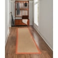 thumbnail image 2 of Linon Home Décor Athena Area Rug or Runner Collection, Cork and Burnt Orange, 2.5' x 12', 2 of 3