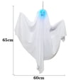thumbnail image 6 of Hvmvliv Hanging Ghost Decoration 3 Pack Halloween Party Decoration 25In Hanging Luminous Ghosts, Cute Glowing Flying Ghost for Front Yard Patio Garden Party D鑼卌or and Holiday Decorations(3pcs), 6 of 9