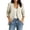Beige, variant on Women's Casual Blazers Open Front Slim Fit Work Office Business Lightweight Suit Jacket