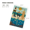 thumbnail image 2 of Lantern Press 1000 Piece Jigsaw Puzzle, Montauk, New York, Beach Geometric, 2 of 5