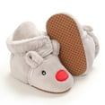 thumbnail image 5 of Zecgelong Christmas Baby Cotton Boots Warm Cotton Shoes Soft Comfortable Toddler Warming Home Shoes Baby Winter Bootsâ 4, 5 of 5