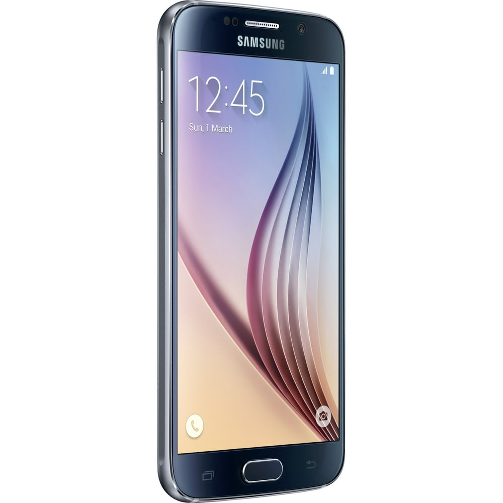Samsung Galaxy S6 SM-G920 Smartphone, 32GB, Black Sapphire - Walmart ...