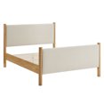 thumbnail image 6 of Platform Bed Frame, Full, Ivory White, Fabric, Hotel Bedroom, Modern Contemporary, HB38181, 6 of 6