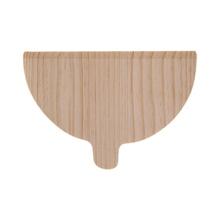 

wnpxqnt 2 Pieces Pizza Peel Half Round Solid Wood Pizza Boards For Vegetables O6L7