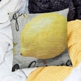 thumbnail image 2 of BANET Motivational Quote Throw Pillow Cover If Gives You Lemons Make Rectangle Pillow Cases Home Decorative Cushion Cover for Bed Sofa Yellow White Black 22x22in, 2 of 5