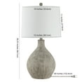 thumbnail image 4 of SAFAVIEH Tolen 26.25 in. Boho Table Lamp, Grey, 4 of 4