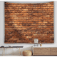 thumbnail image 1 of Tapiz de tela con estampado de pared de ladrillo rojo, mantel decorativo de arte de pared, colcha, manta de picnic, manta de playa, multifuncional para dormitorio, salón, dormitorio, sala de estar, c Namotu ZJWJ093, 1 of 2