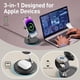 thumbnail image 3 of 2024 Estación de carga 3 en 1 compatible con cargador Magsafe Soporte de cargador inalámbrico para iPhone 16 15 14 13 12 Series Estación de carga inalámbrica para AirPods Soporte de carga inalámbrico, 3 of 5