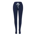 thumbnail image 4 of Women's Solid Color Autumn And Winter Casual Pants With Thick Velvet And Elastic Waist Bag And Leg Pants Womens Lightweight Pants plus Size Casual Pants for Women 4x-5x Women's Pants Casual Trouser, 4 of 6