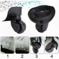 thumbnail image 4 of Durable Silent Rubber Wheels Pair for Premium Luggage Repair and Replacement, 4 of 5